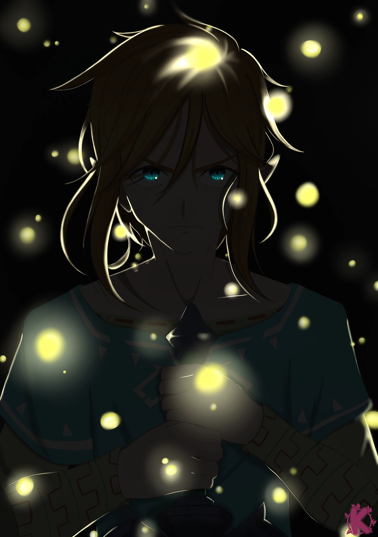 Link from "The Legend of Zelda BOTW" - Fanart
