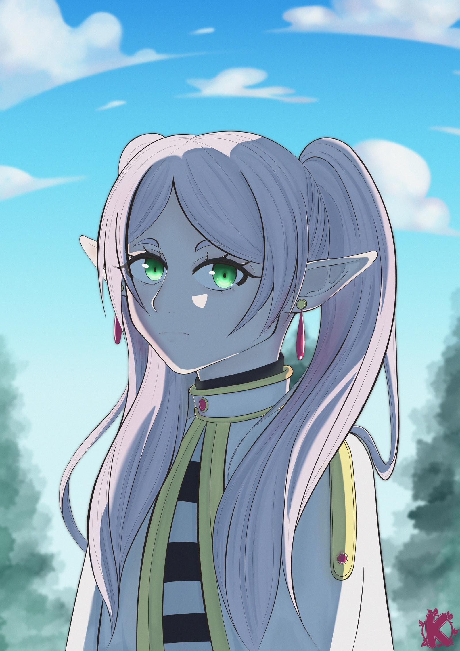 Frieren from "Frieren - Beyond journey's end" - Fanart